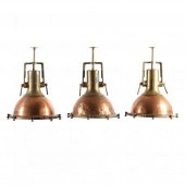 THREE REPURPOSED LARGE COPPER