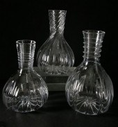 THREE ROBERT DANE HAND BLOWN C