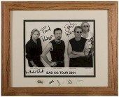 THREE ROCK-BAND PHOTOGRAPHS IN