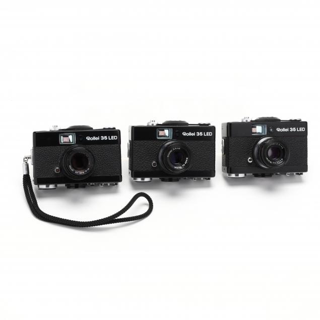 THREE ROLLEI 35 LED COMPACT 35MM