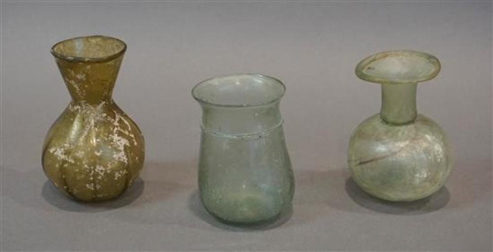THREE ROMAN EMPIRE AQUA BLUE AND
