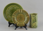 THREE ROOKWOOD ART POTTERY WAR