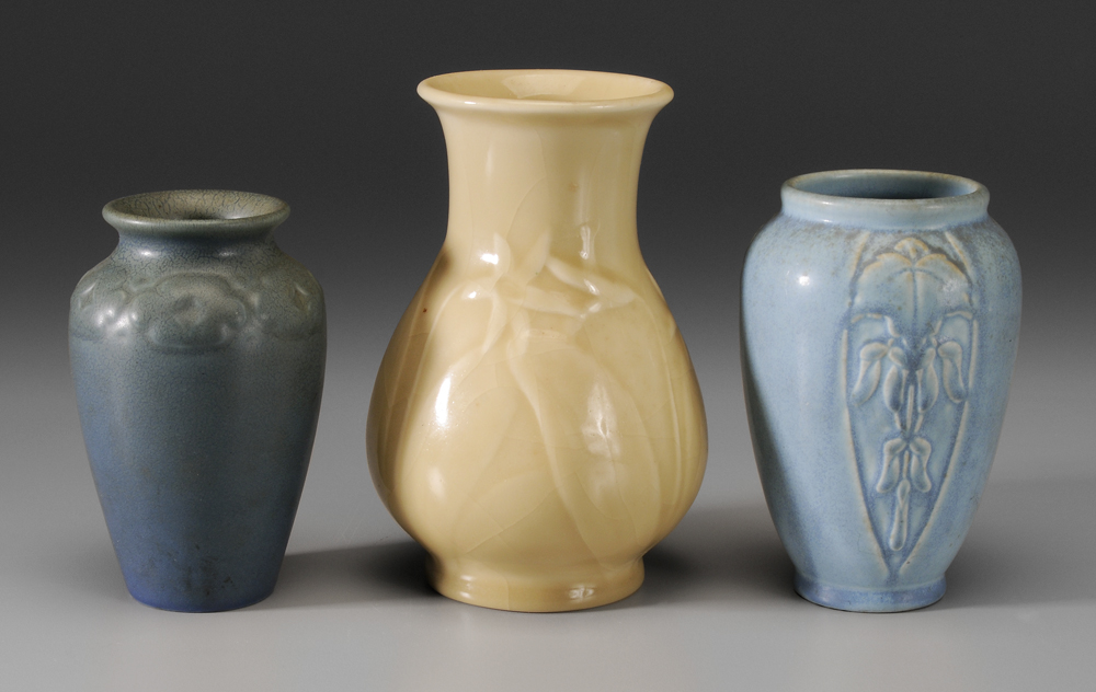 Three Rookwood Pottery Vases