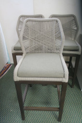 THREE ROPE BACK AND SEAT GRAY