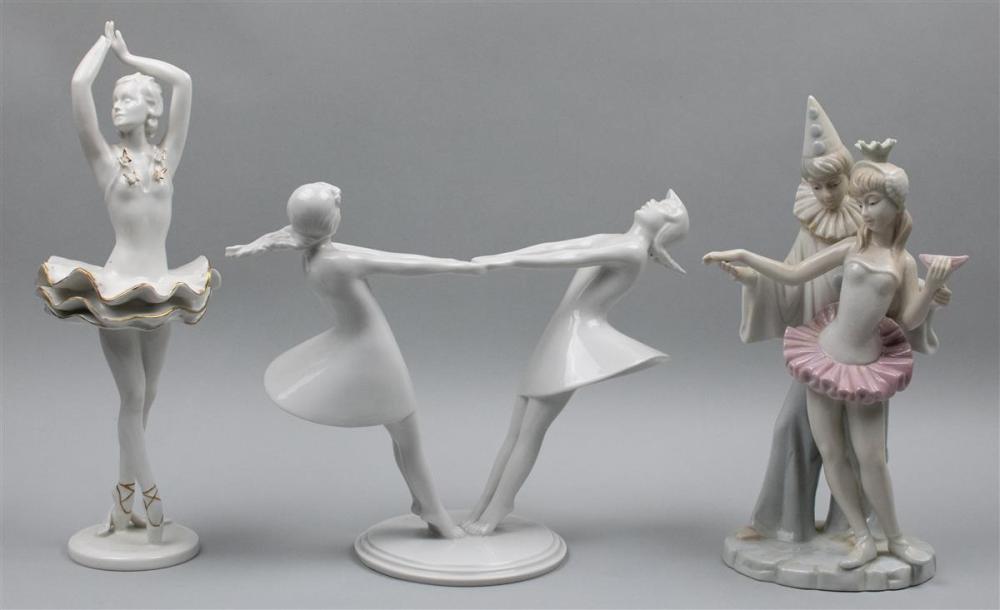 THREE ROSENTHAL PORCELAIN FIGURES