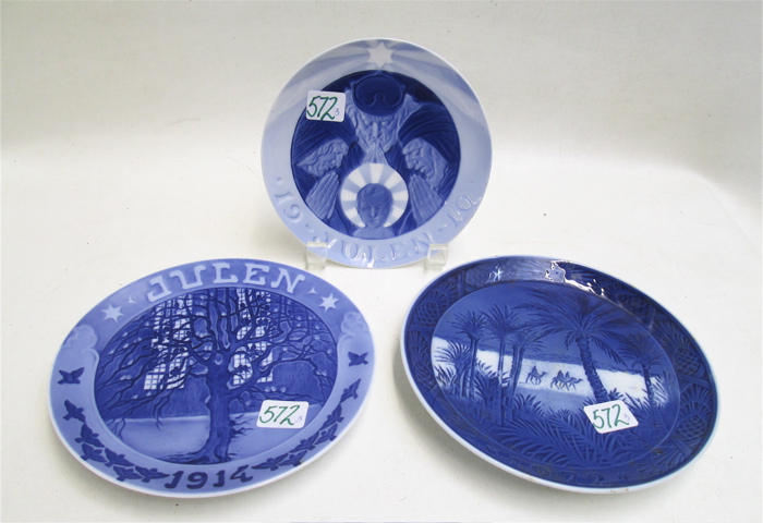 THREE ROYAL COPENHAGEN CHRISTMAS