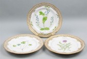 THREE ROYAL COPENHAGEN FLORA D