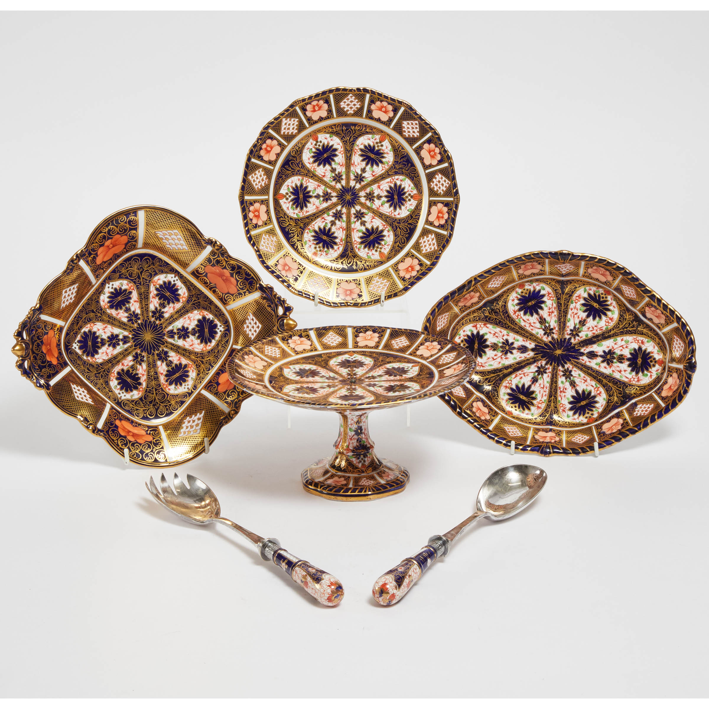 Three Royal Crown Derby 'Imari'