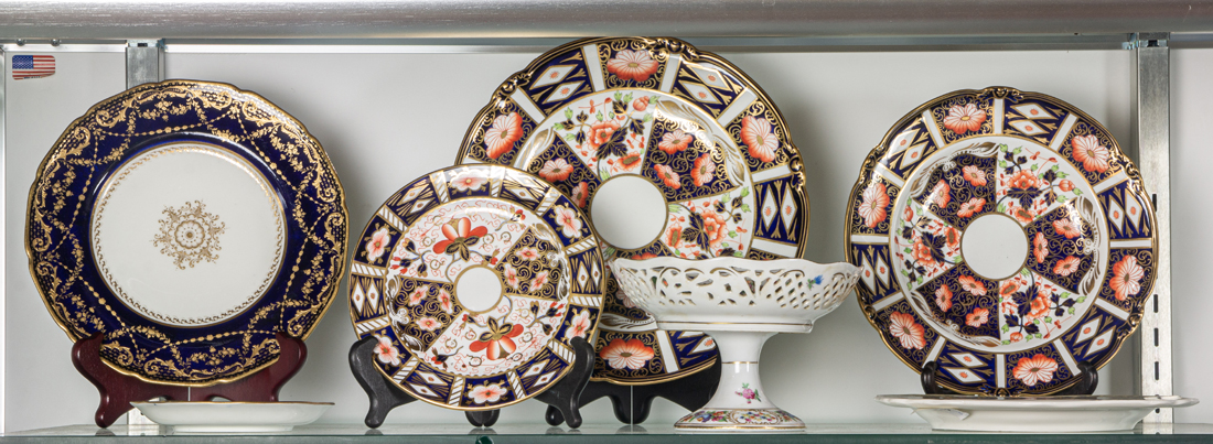 THREE ROYAL CROWN DERBY IMARI