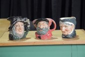 THREE ROYAL DOULTON CHARACTER
