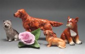 Three Royal Doulton china dog