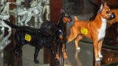 THREE ROYAL DOULTON DOG FIGURE