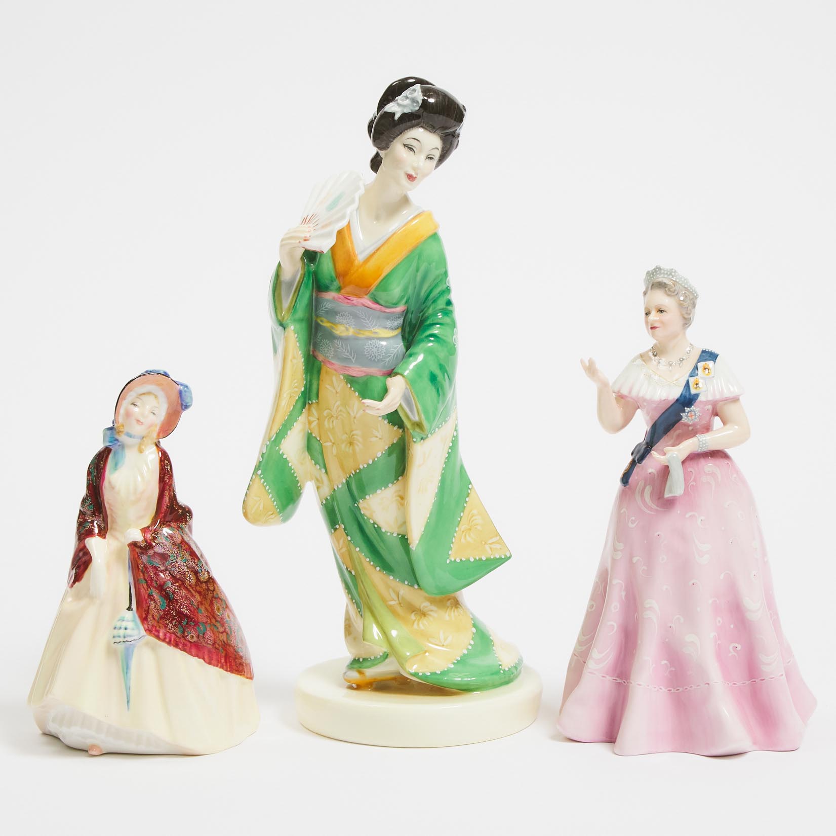 Three Royal Doulton Figures, 20th