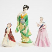 Three Royal Doulton Figures, 2