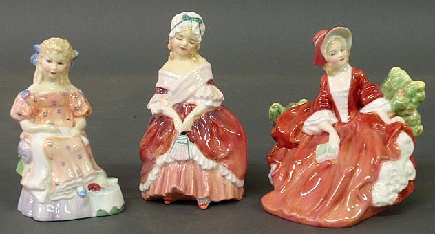 Three Royal Doulton figures: