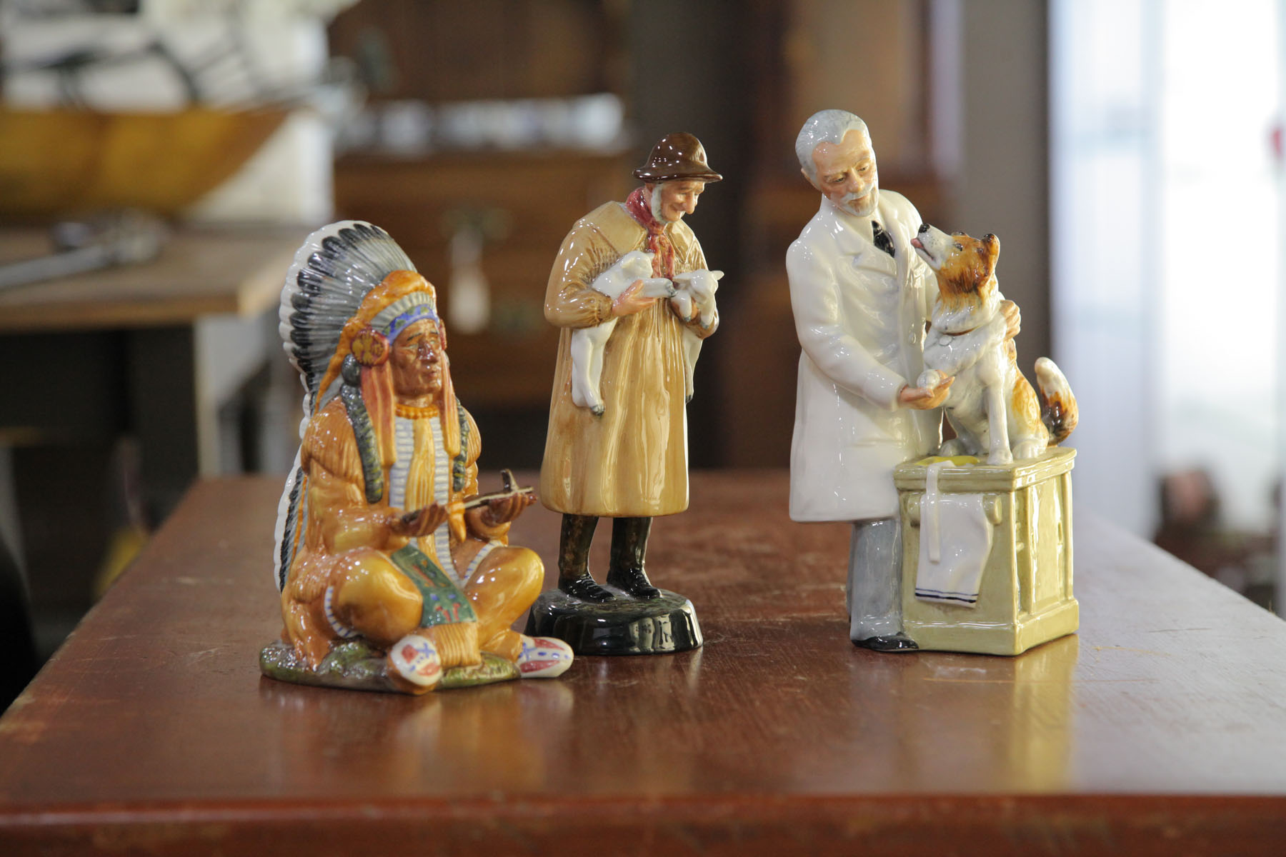 THREE ROYAL DOULTON FIGURES. 