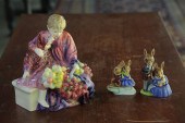 THREE ROYAL DOULTON FIGURES.