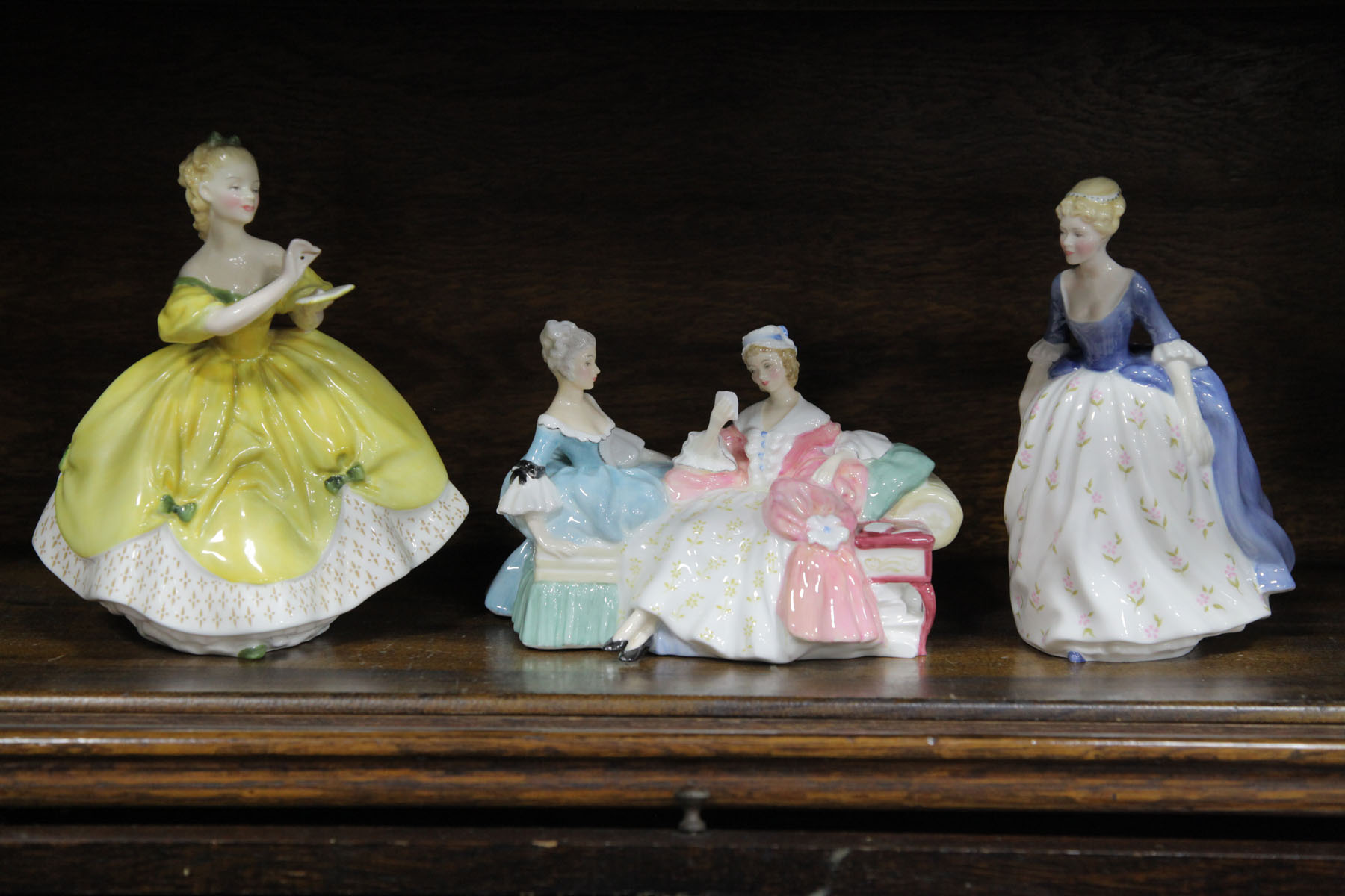 THREE ROYAL DOULTON FIGURES. 
