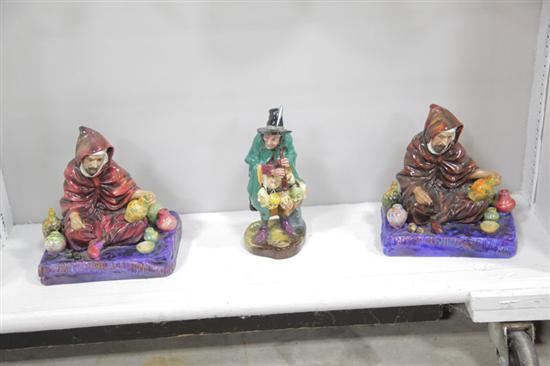 THREE ROYAL DOULTON FIGURES. Two