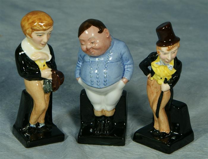Three Royal Doulton figurine, no HN