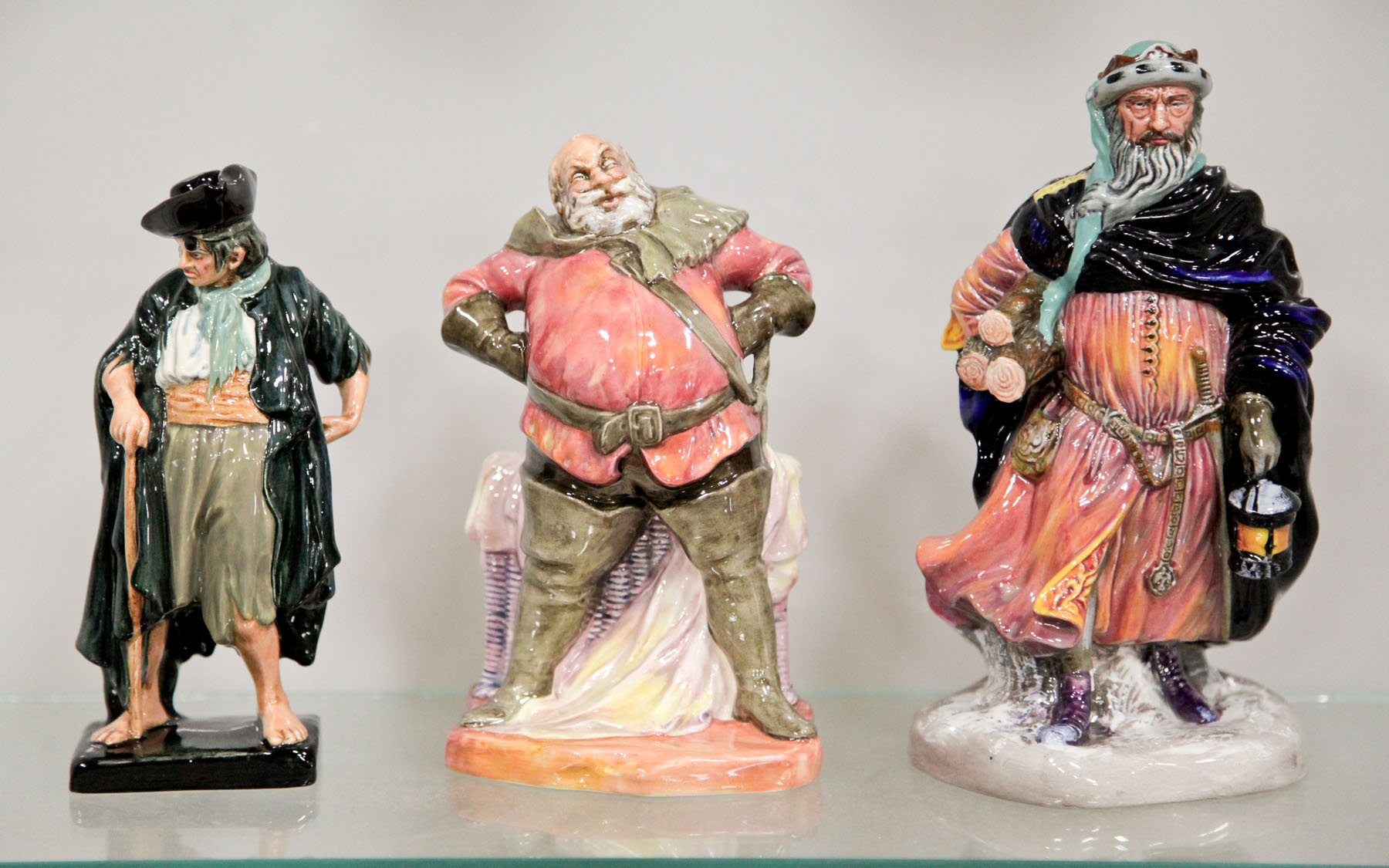 THREE ROYAL DOULTON FIGURINES. 