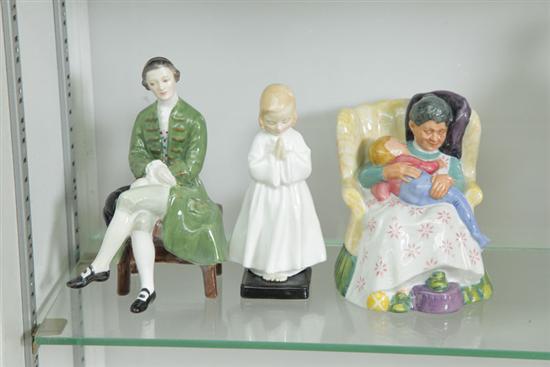 THREE ROYAL DOULTON FIGURINES: