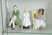 THREE ROYAL DOULTON FIGURINES: