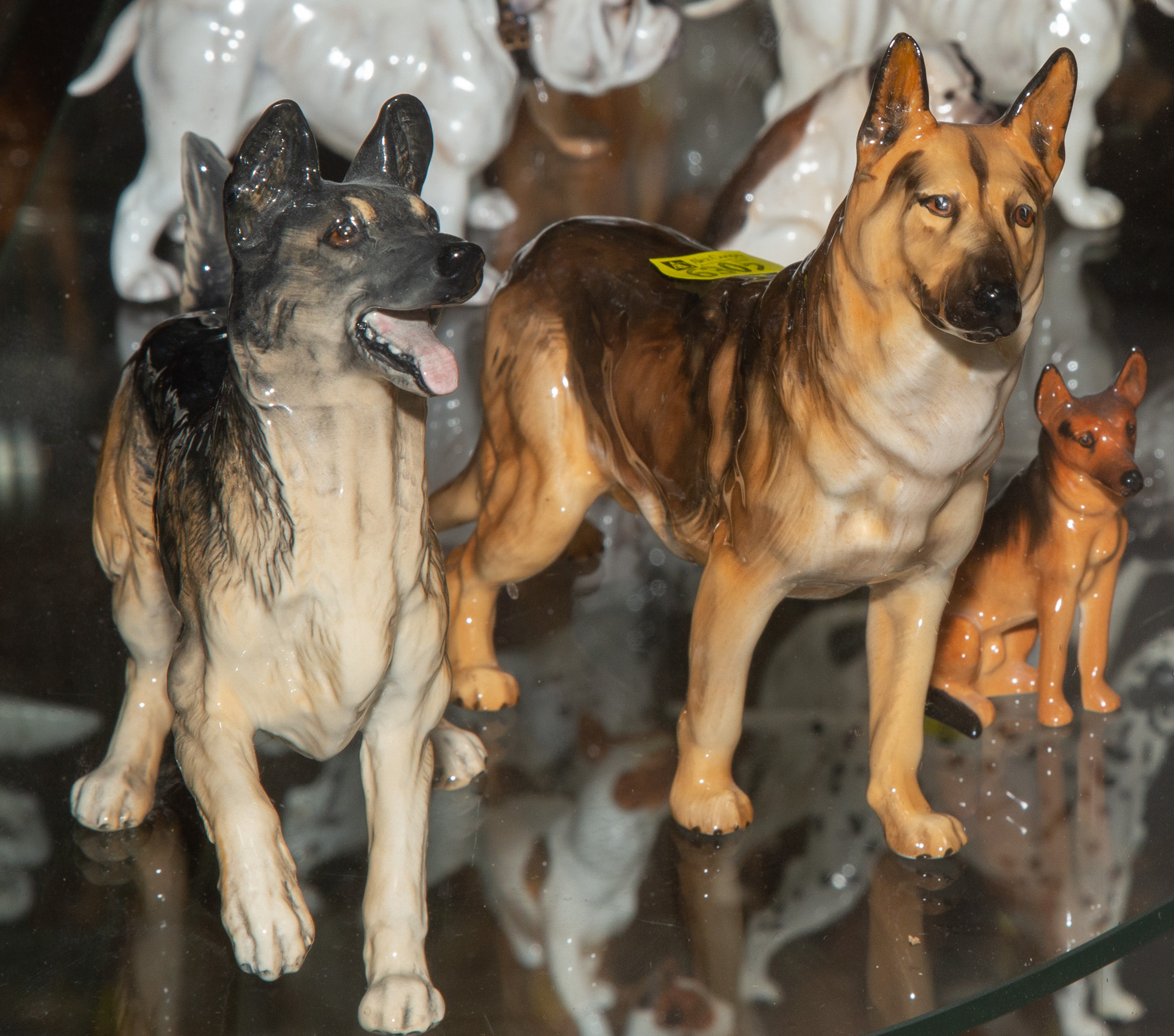 THREE ROYAL DOULTON GERMAN SHEPPARD