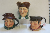 THREE ROYAL DOULTON LARGE CHAR