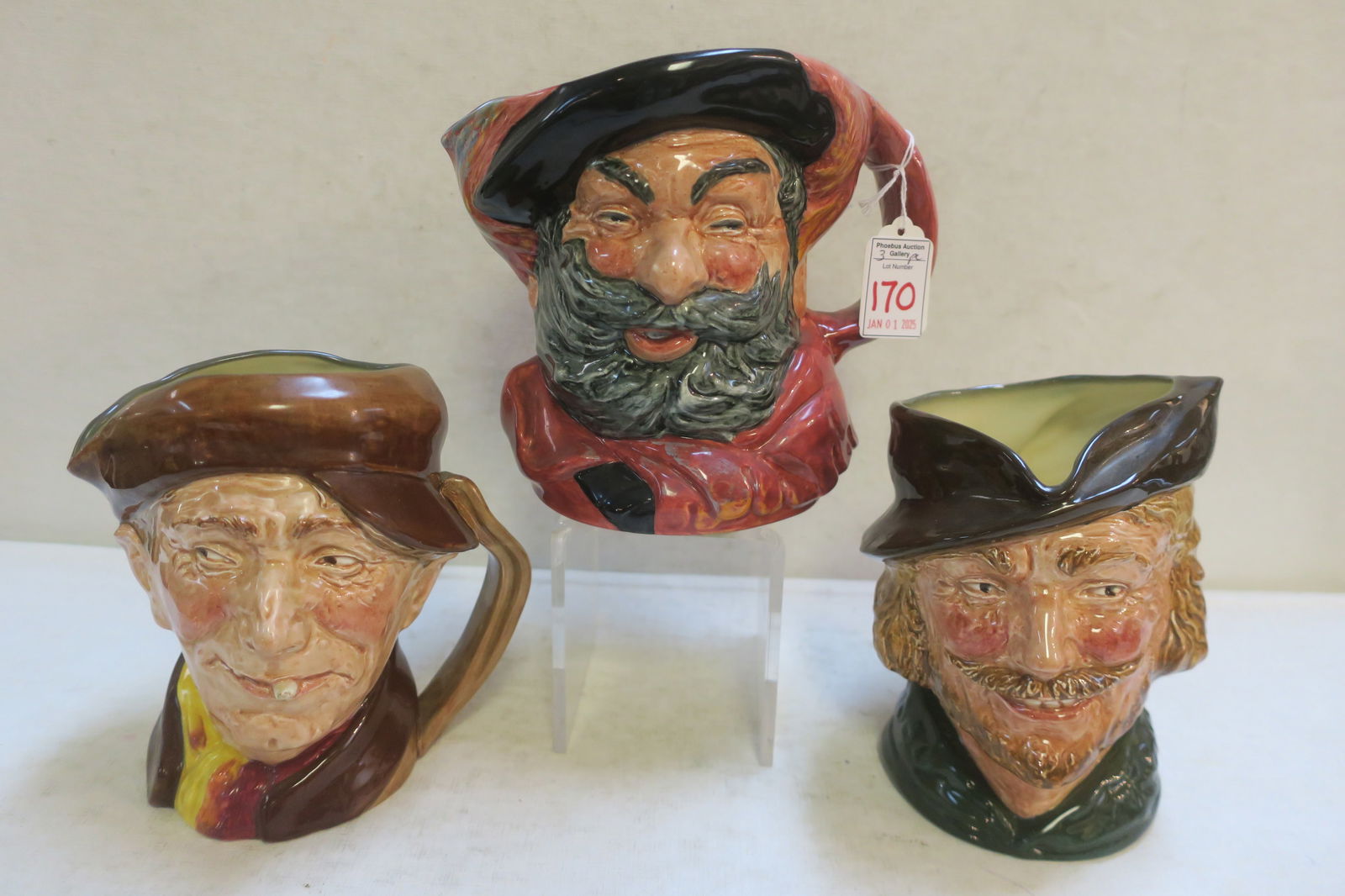 THREE ROYAL DOULTON LARGE CHARACTER