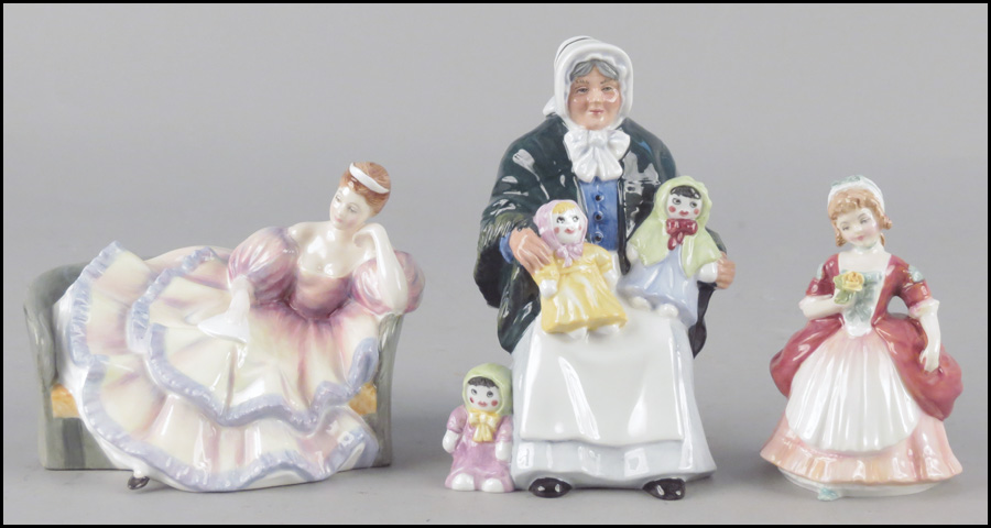 THREE ROYAL DOULTON PORCELAIN