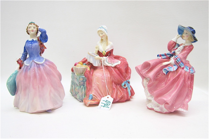 THREE ROYAL DOULTON PORCELAIN