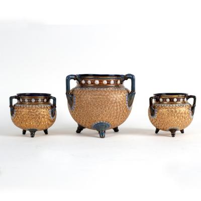 Three Royal Doulton stoneware