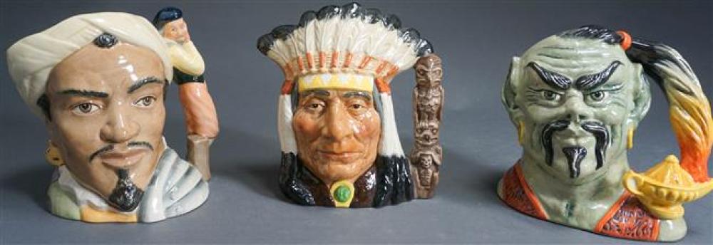 THREE ROYAL DOULTON TOBY JUGS OF
