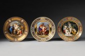 THREE ROYAL VIENNA PORCELAIN C