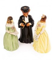 Three Royal Worcester candle s