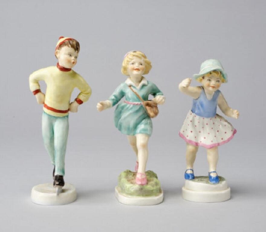 THREE ROYAL WORCESTER