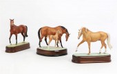 THREE ROYAL WORCESTER PORCELAI