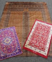 THREE RUGS, BELGIUM, CIRCA 196