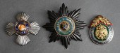 THREE RUSSIAN DECORATIONSThree