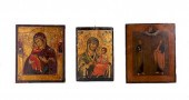 THREE RUSSIAN ICONS: MOTHER OF