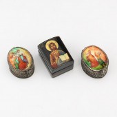 THREE RUSSIAN MINIATURE HAND P