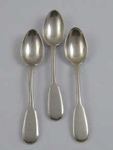Three Russian silver coffee