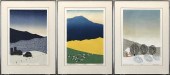 THREE SABRA FIELD WOODBLOCKS,