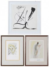THREE SALVADOR DALI PRINTS(Spa
