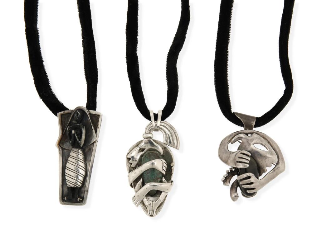 THREE SALVADOR TERáN SILVER AND