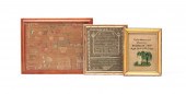 THREE SAMPLERS. Two are memori