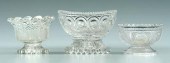 Three Sandwich glass salts, cl