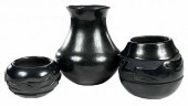 THREE SANTA CLARA BLACKWARE PO