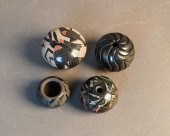 THREE SANTA CLARA POLISHED AND